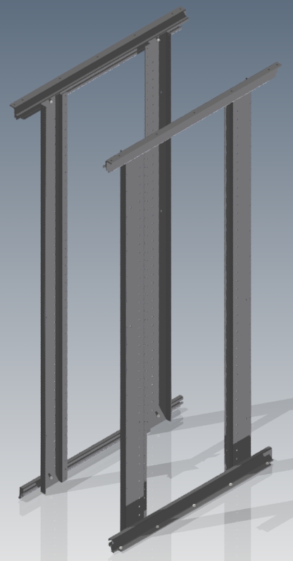 Server Cabinets - XHSN Series EIA Mounting Rails
