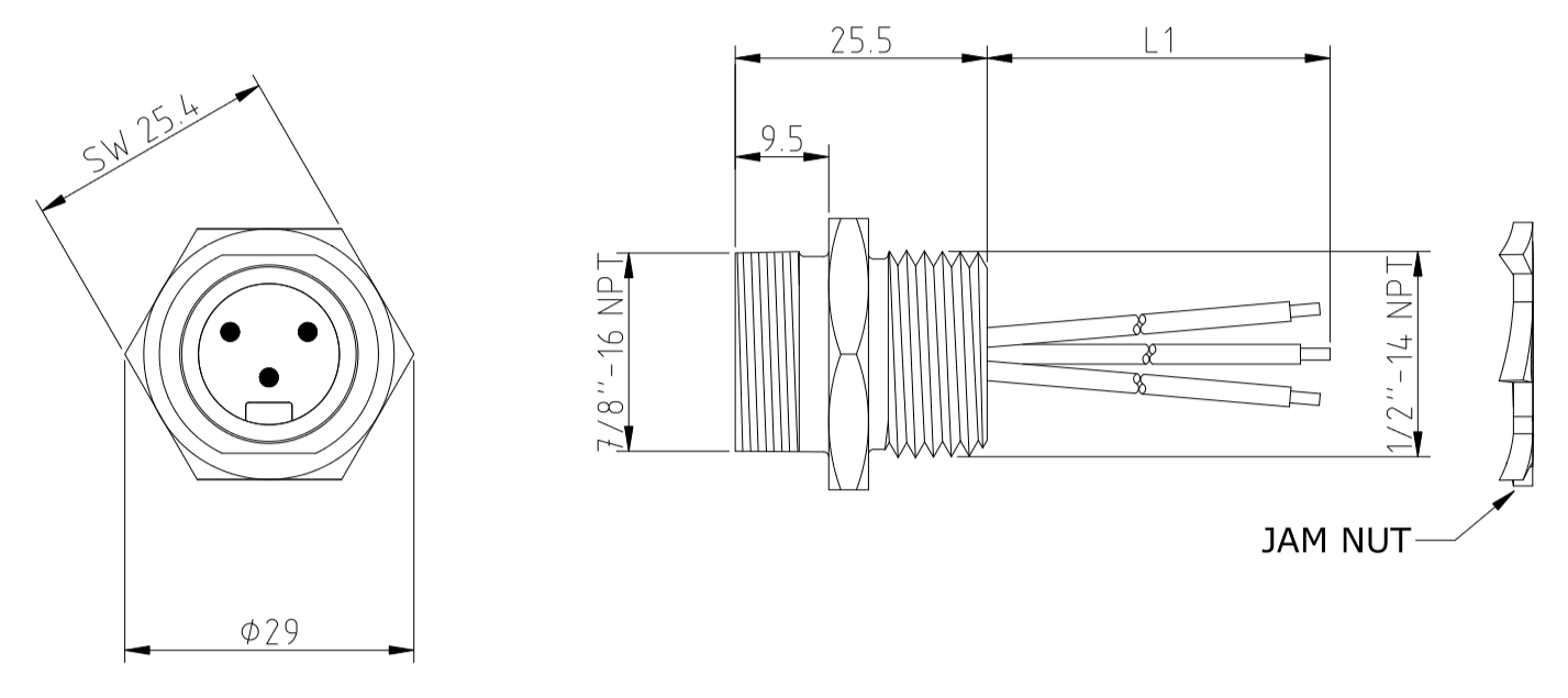 7/8", 1", 1 1/8" SeriesRSF 30638