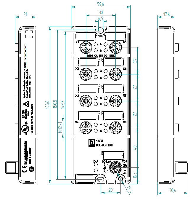 IO-Link Hubs - 0960 IOL 381-001-EEC