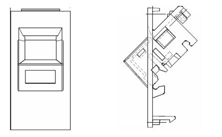INSERT EUROMOD FACEPLATE ANGL