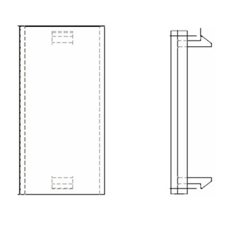 BLANK FOR EUROMOD FACEPLATE