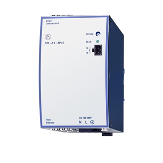 Injecteur de puissance Rail, RPI-A1-8PoE