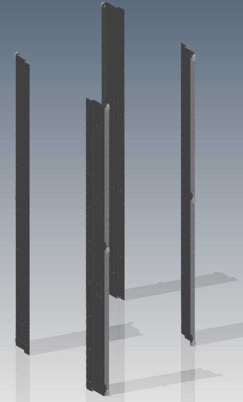 XHM Series EIA Mounting Rails