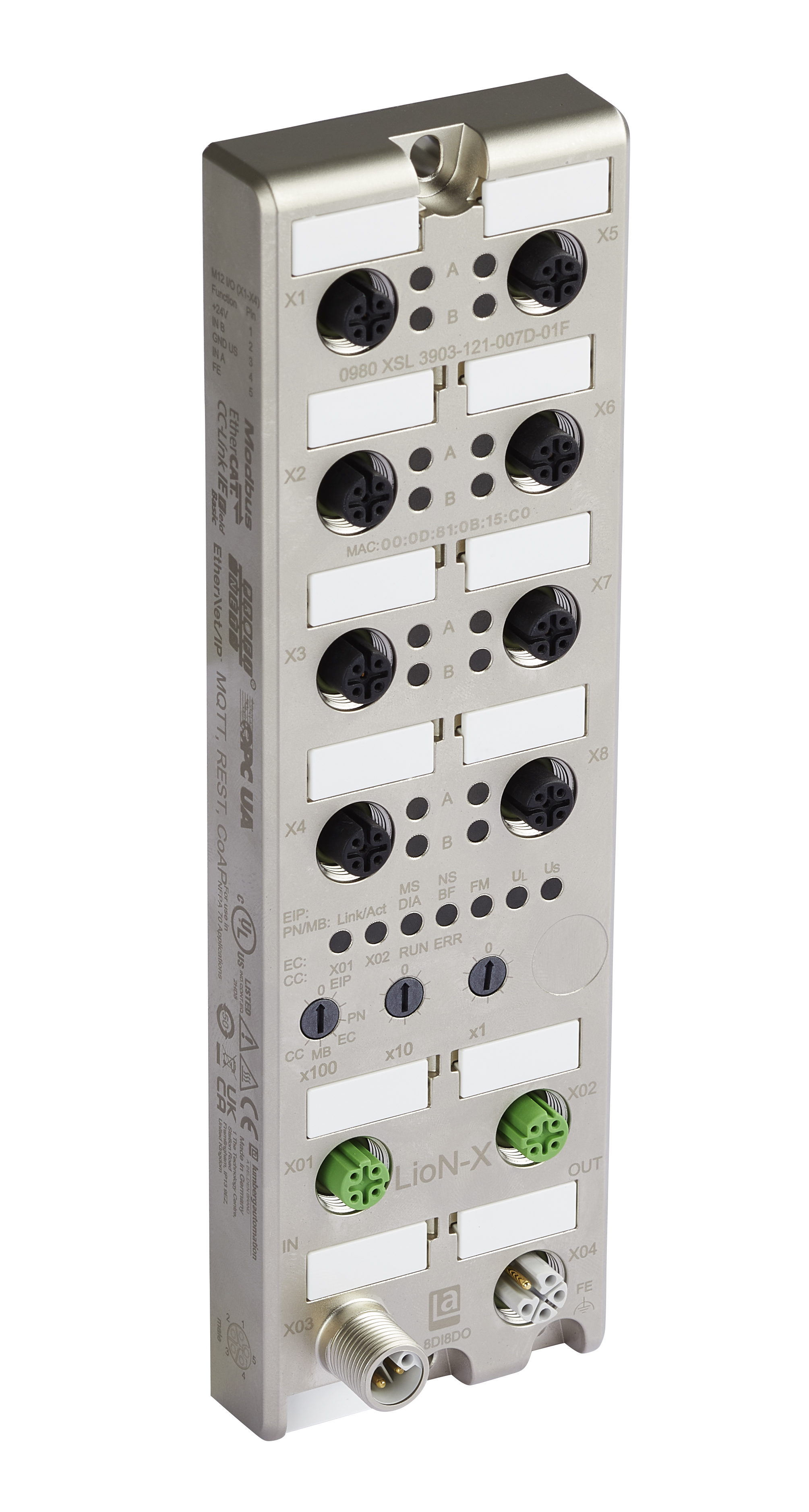Digital I/O Modules for Industrial Ethernet - 0980 XSL 3923-121