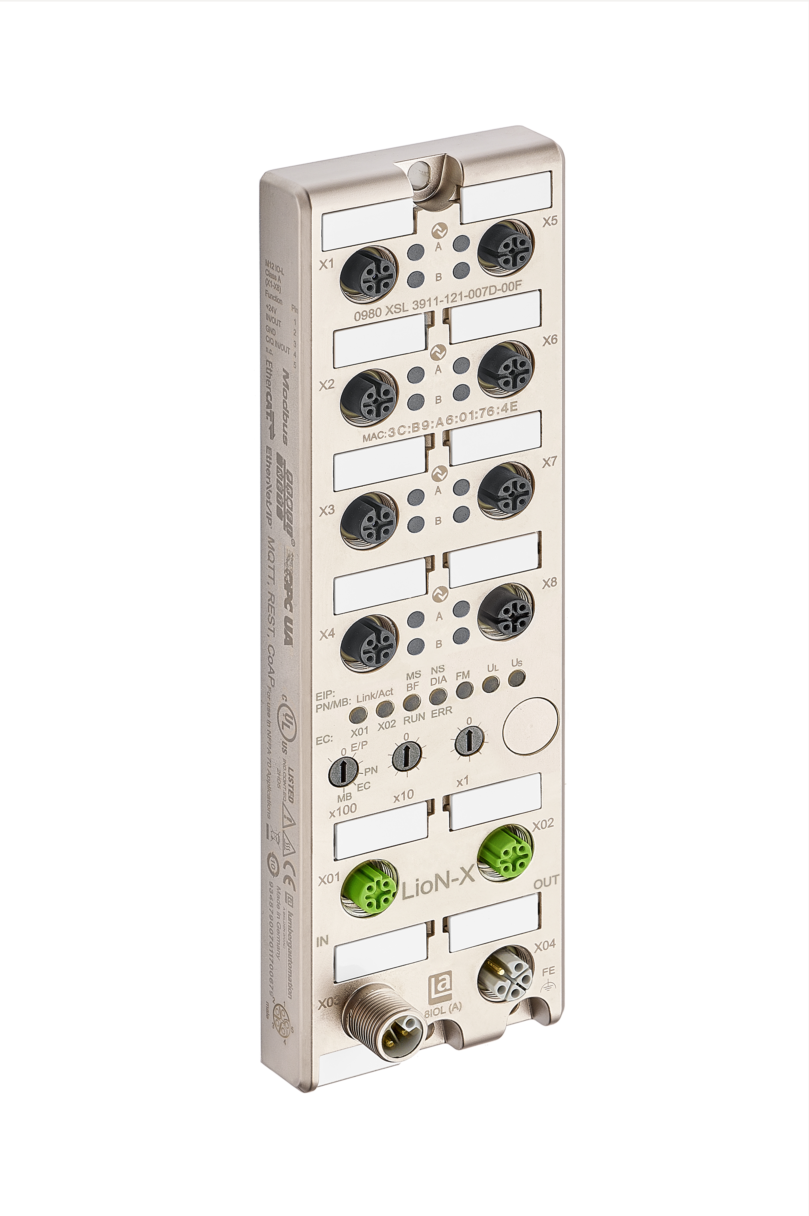IO-Link-Master - 0980 XSL 3912-121-027D-01F