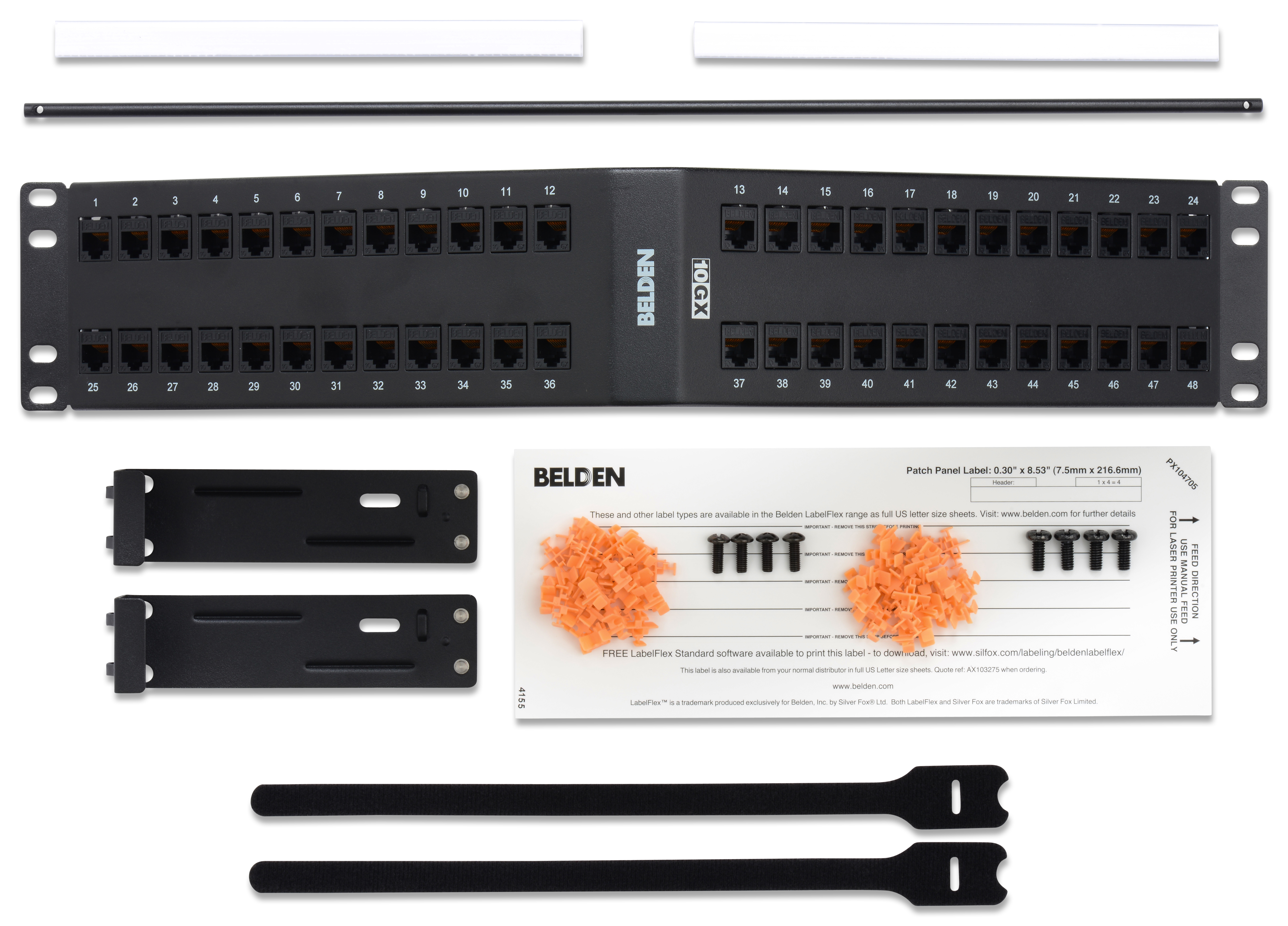 10GX Angled PP 48 2U